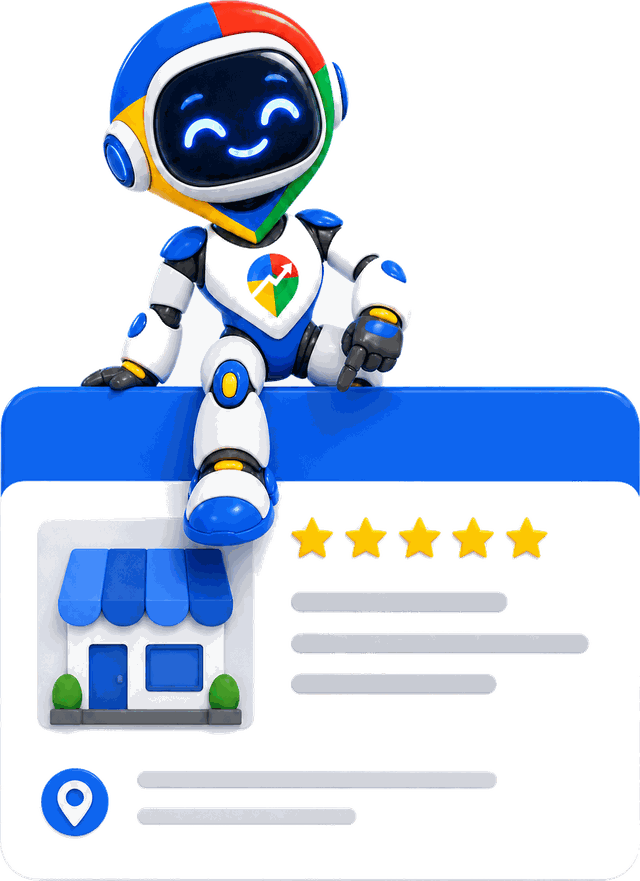 Mascote do Negócio no Mapa