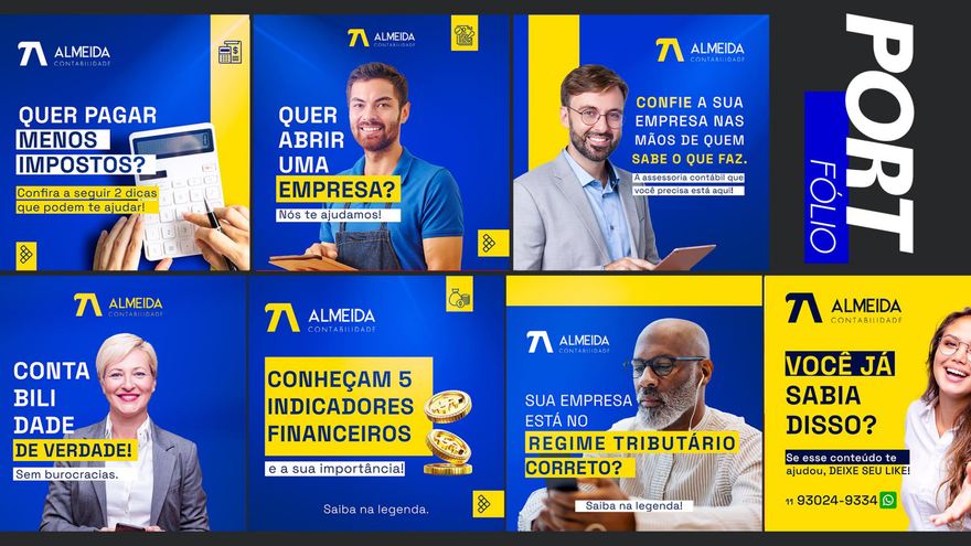 Material corporativo para contabilidade