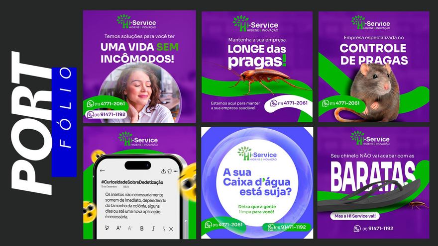 Campanha para controle de pragas