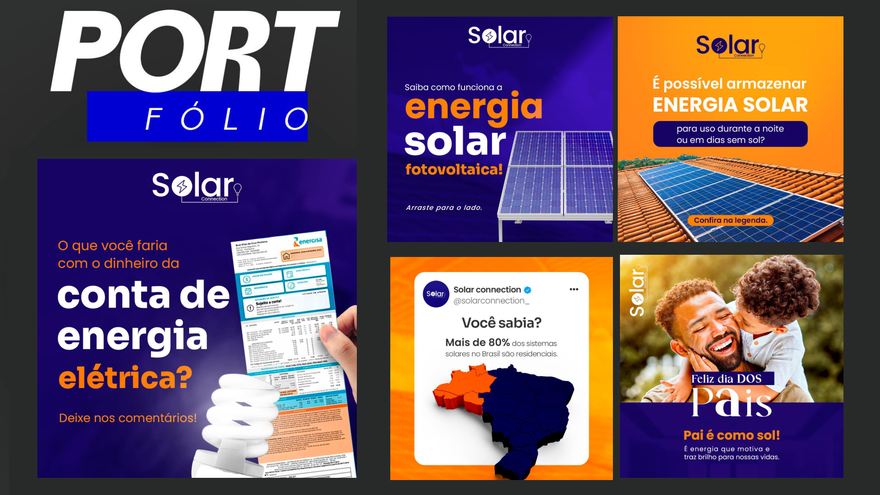 Campanha para empresa de energia solar